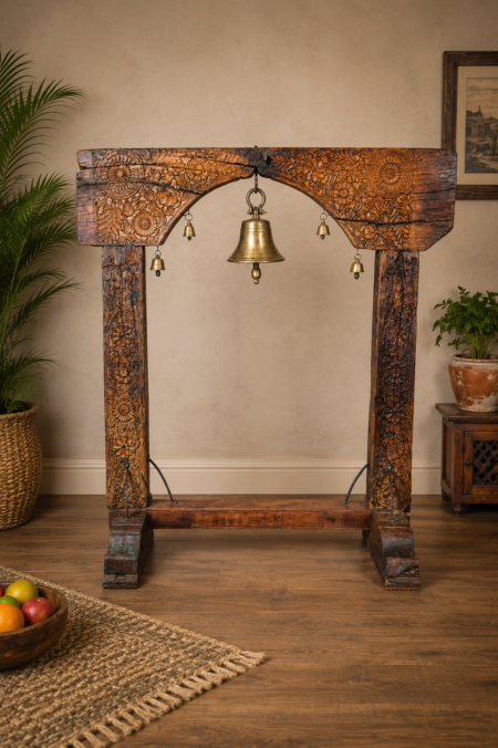 Wooden Bell Holder