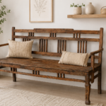 Bench with Backrest