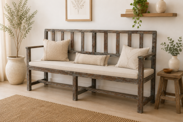 Solid Wood Bench