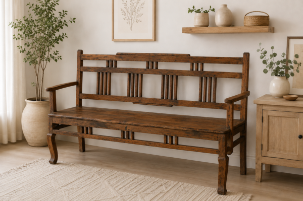 Wood Folding Bench
