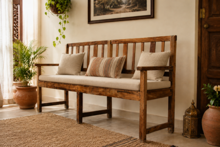 Wood Dining Bench