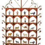Handcrafted Iron Toran Display Stand