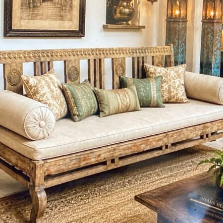 Handcrafted Wooden Daybed Sofa