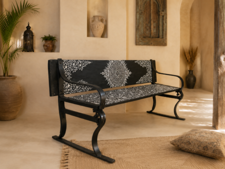 Hand Painted bench to table