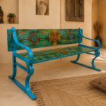 Convertible Bench to Table Hand Painted