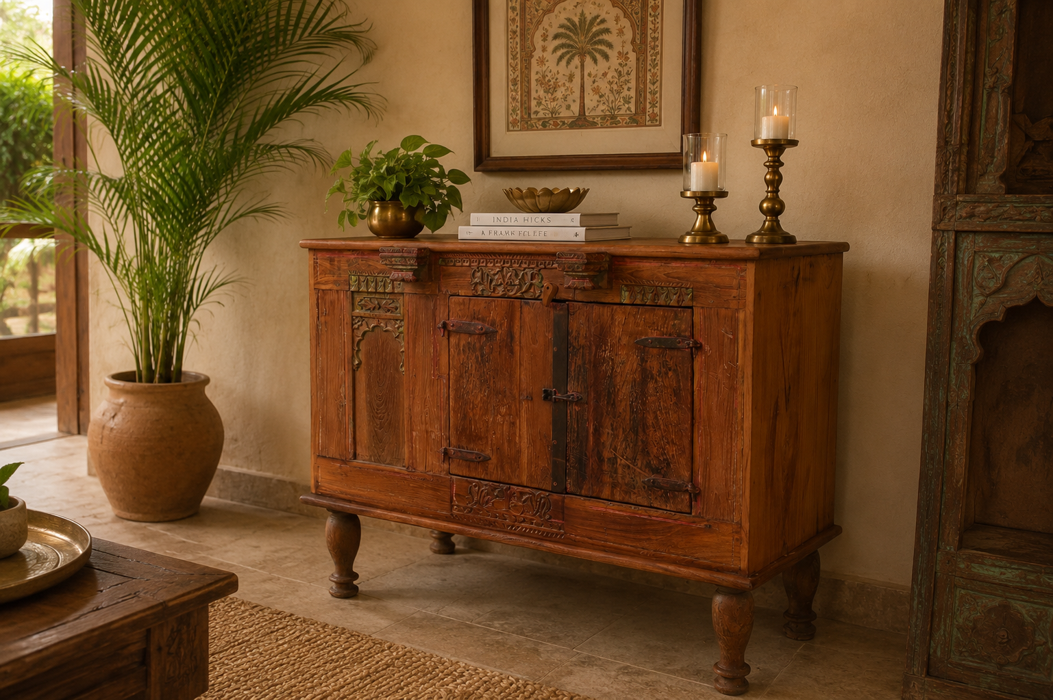 Wooden Sideboard Cabinet