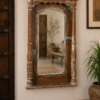 Rustic Wooden Wall Mirror