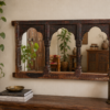 Vintage Wooden Wall Mirror