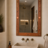 Handcrafted Wooden Wall Mirror1