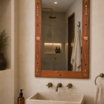 Handcrafted Wooden Wall Mirror1