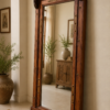 Full Length Wooden Floor Mirror with Handcrafted Rustic Solid Wood Frame1