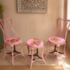 Pink Floral Garden Furniture