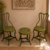 Iron Bistro Chair & Table Set