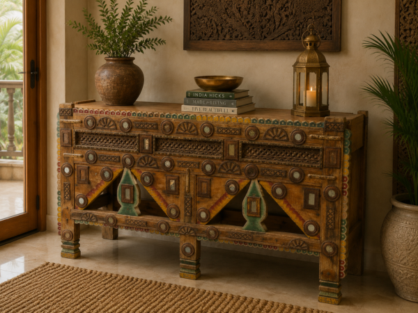 Gujrati dhamchiya console table1