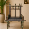 Armchair with Leather Seat