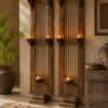 Wooden Candle Holder Panel2