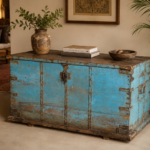 Vintage Wooden Storage Trunk
