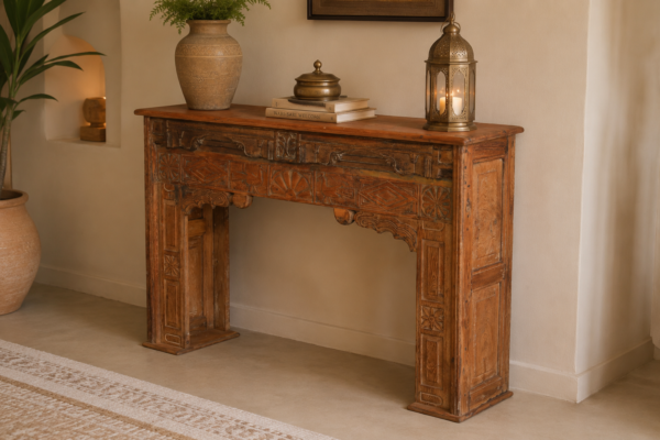 Solid Wood Console Table1
