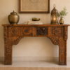 Handcrafted Solid Wood Console Table 1