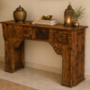 Handcrafted Solid Wood Console Table 3