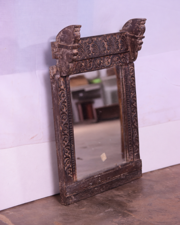 Antique Wooden Wall Mirror1