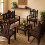 Wooden Bench & Chair Set-COLLECTIBLE VINTAGE8