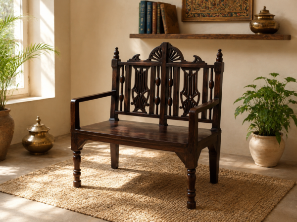 Wooden Bench & Chair Set-COLLECTIBLE VINTAGE7