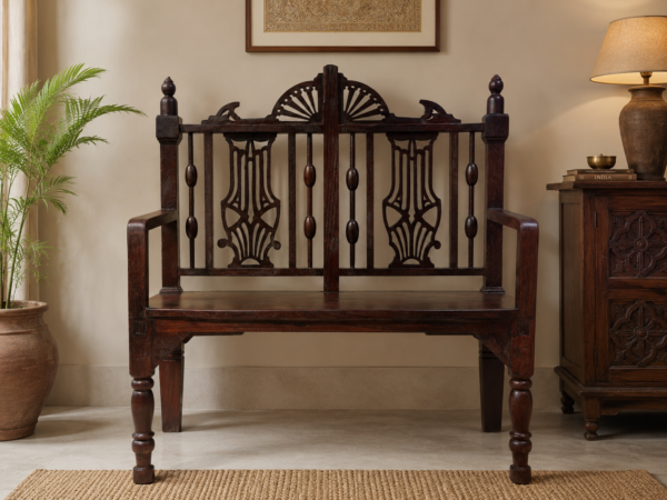Wooden Bench & Chair Set-COLLECTIBLE VINTAGE2