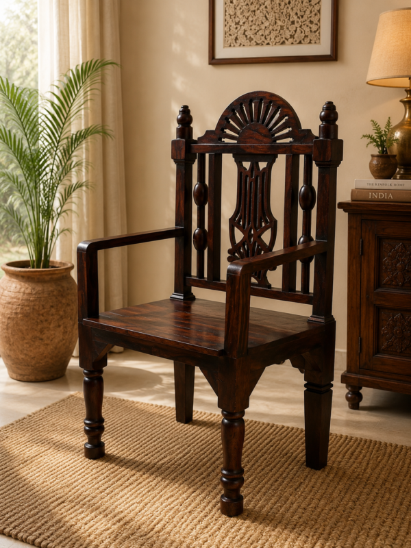 Wooden Bench & Chair Set-COLLECTIBLE VINTAGE
