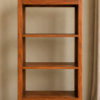 Antique Wooden Bookshelf | Rustic Handcrafted Storage Shelf-collectible vintage2