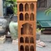 Handcrafted Wooden Carved Display Cabinet with Arched Niches- collectible vintage7